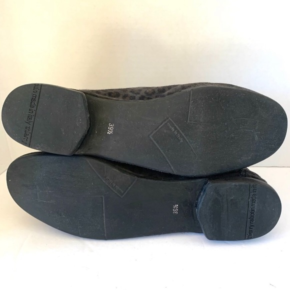 Thierry Rabotin leopard loafers. Suede leather Dark olive. - Picture 4 of 7